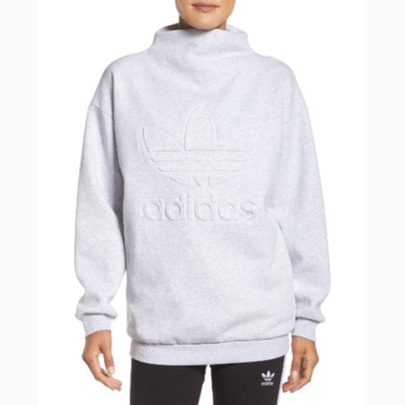 adidas funnel neck sweatshirt